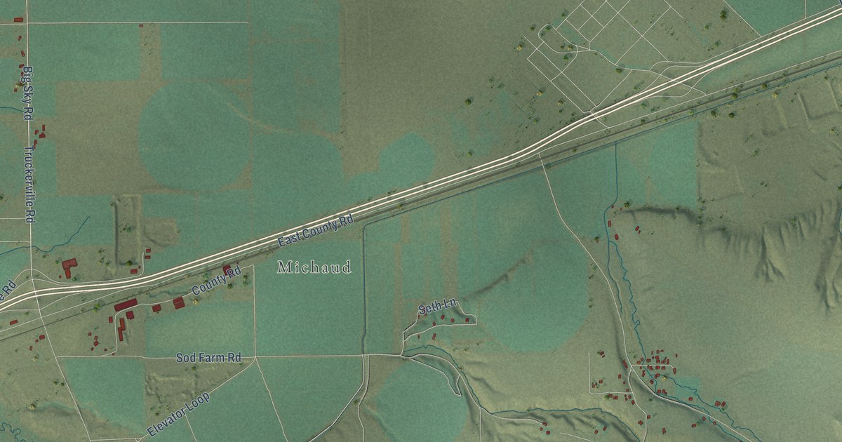 Detailed Map of Arbon Valley, Idaho