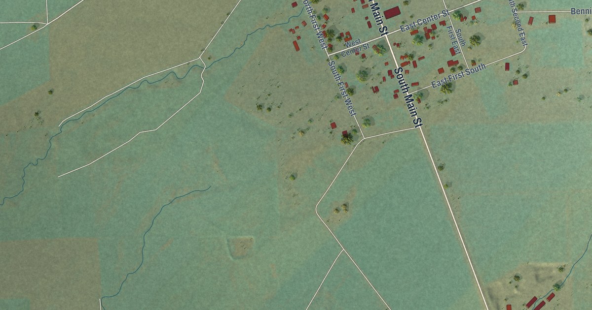 Map of Bennington, Idaho in 2026