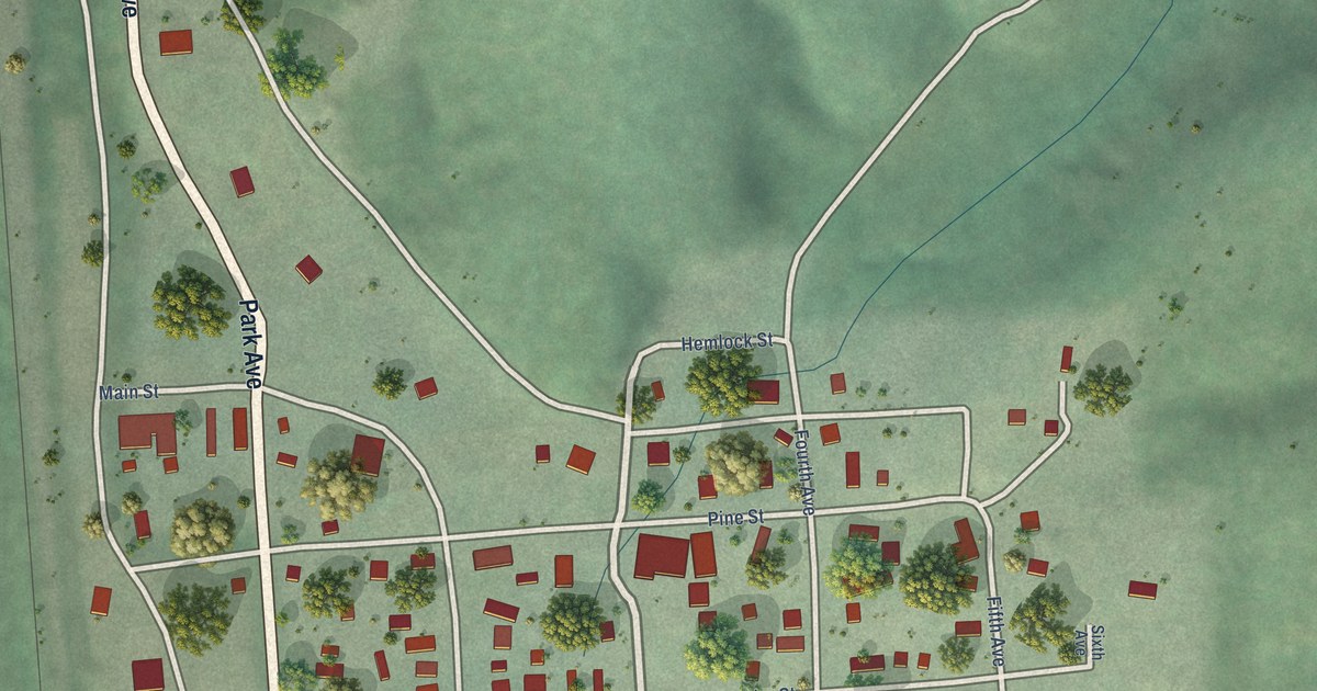 Map of Bovill, Idaho in 2026