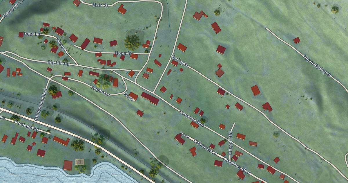 Map of East Hope, Idaho in 2026