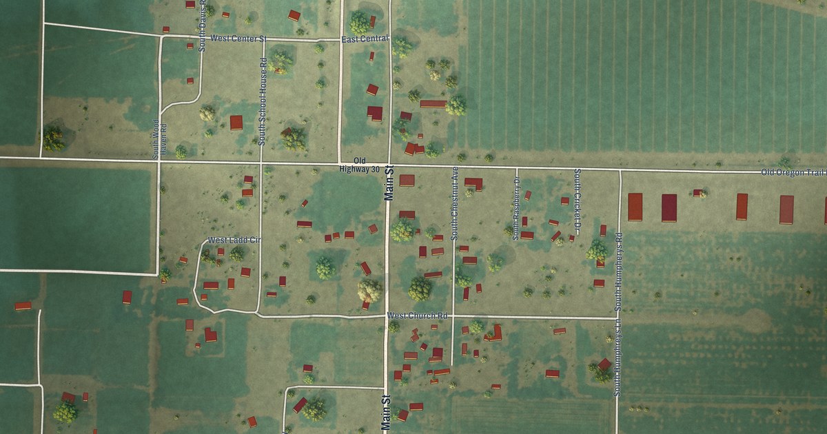 Map of Hammett, Idaho in 2026