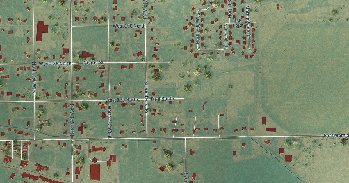 Map of Moreland, Idaho in 2026