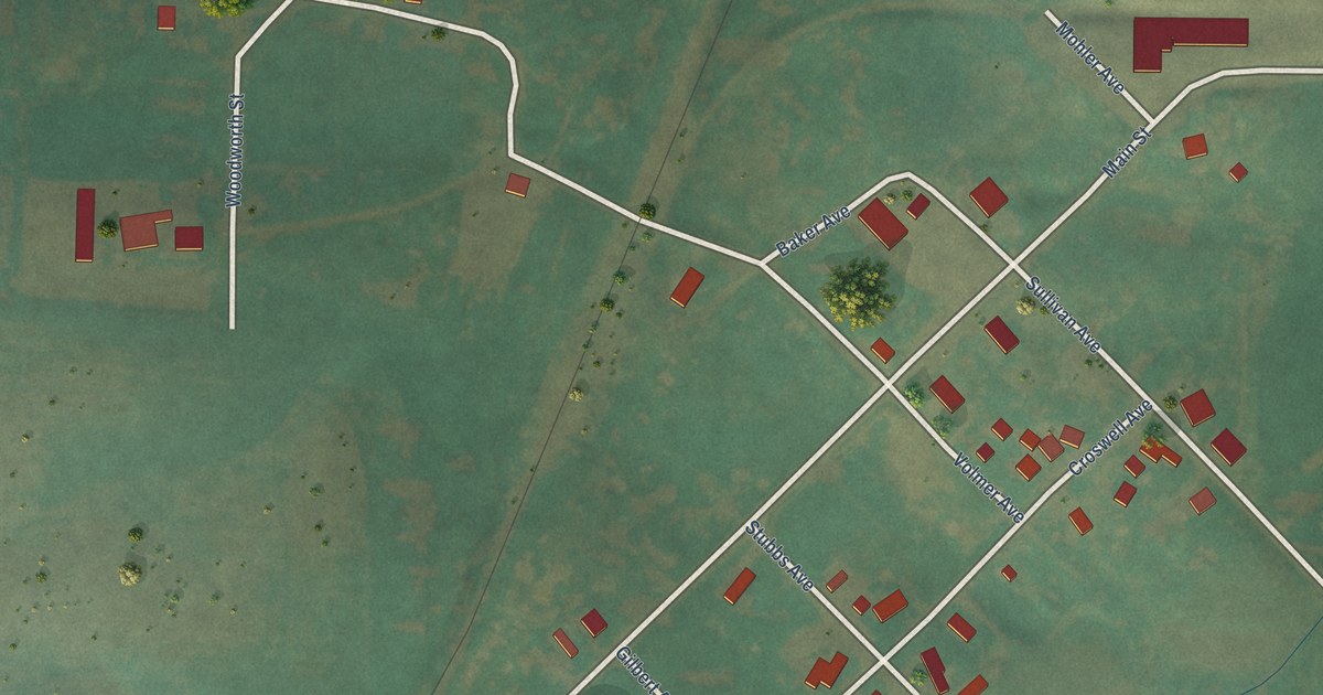 Map of Reubens, Idaho in 2026