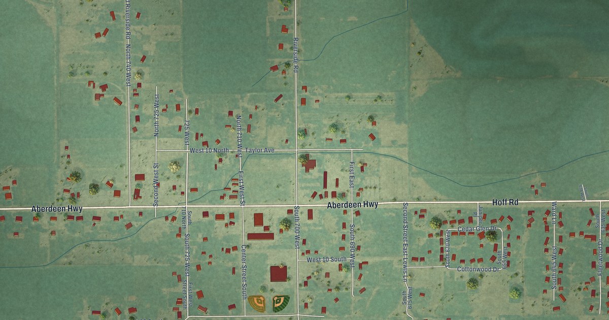 Map of Riverside, Idaho in 2026
