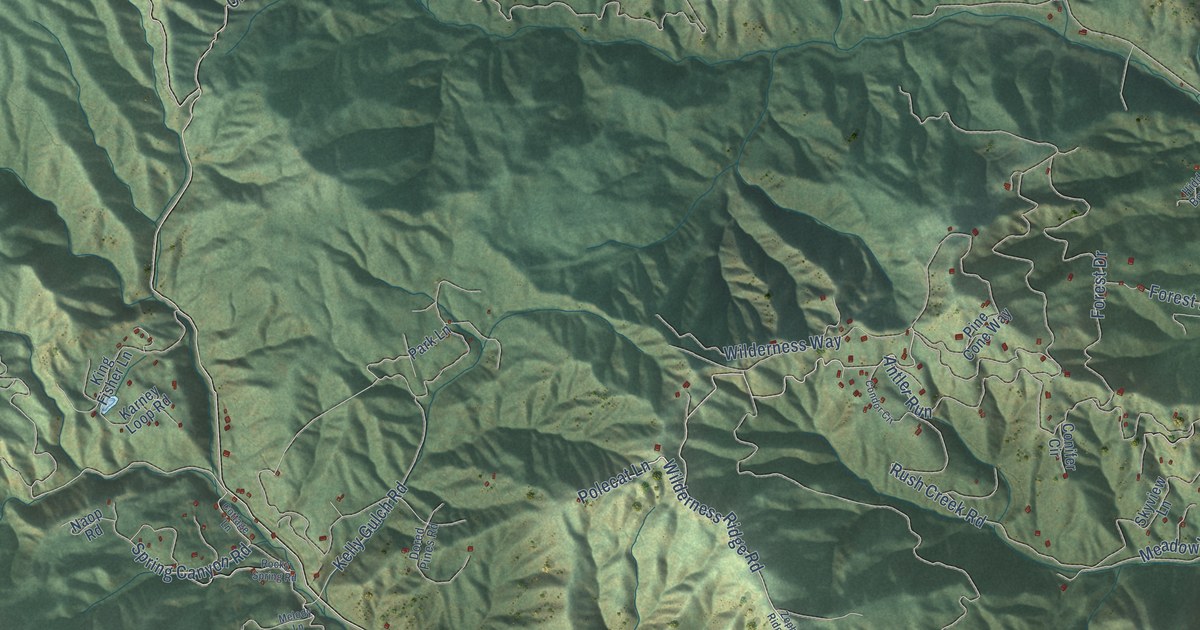 Map of Robie Creek, Idaho in 2026