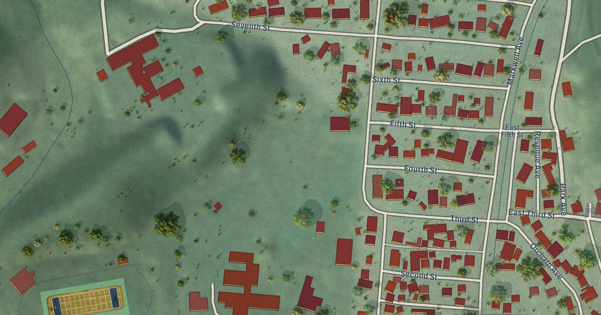 Map of Silverton, Idaho in 2026