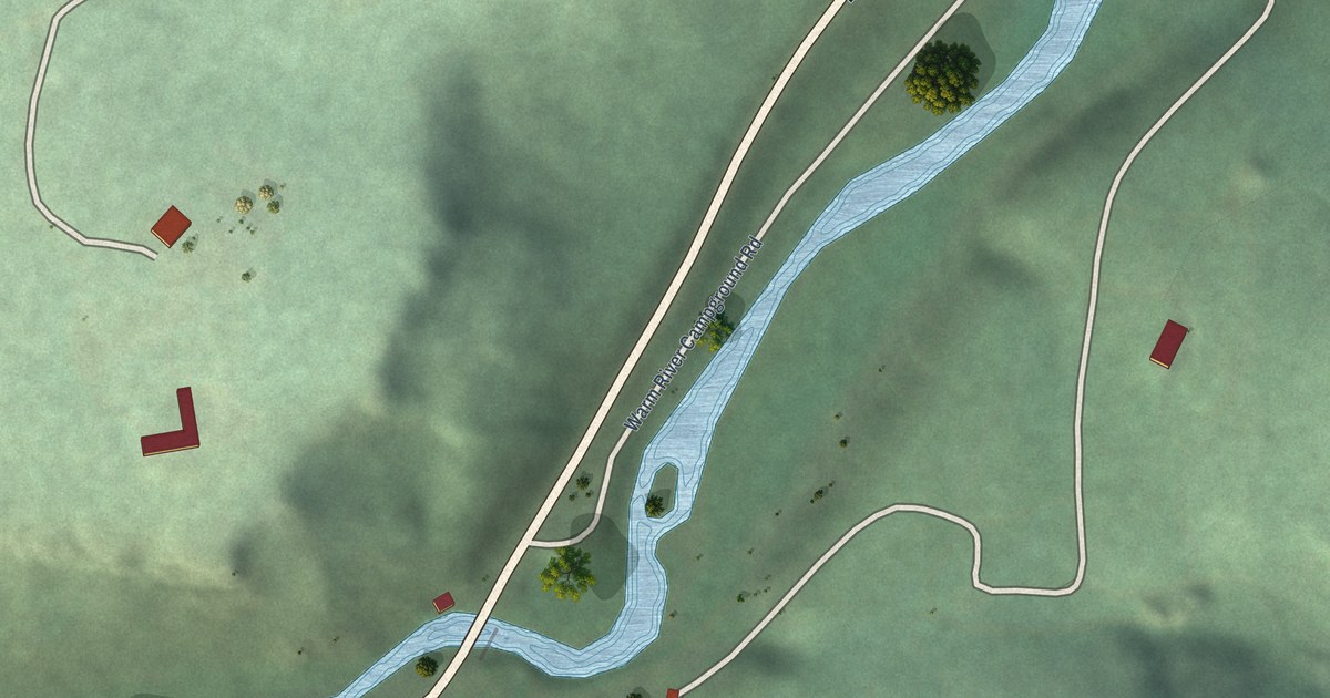 Map of Warm River, Idaho in 2026