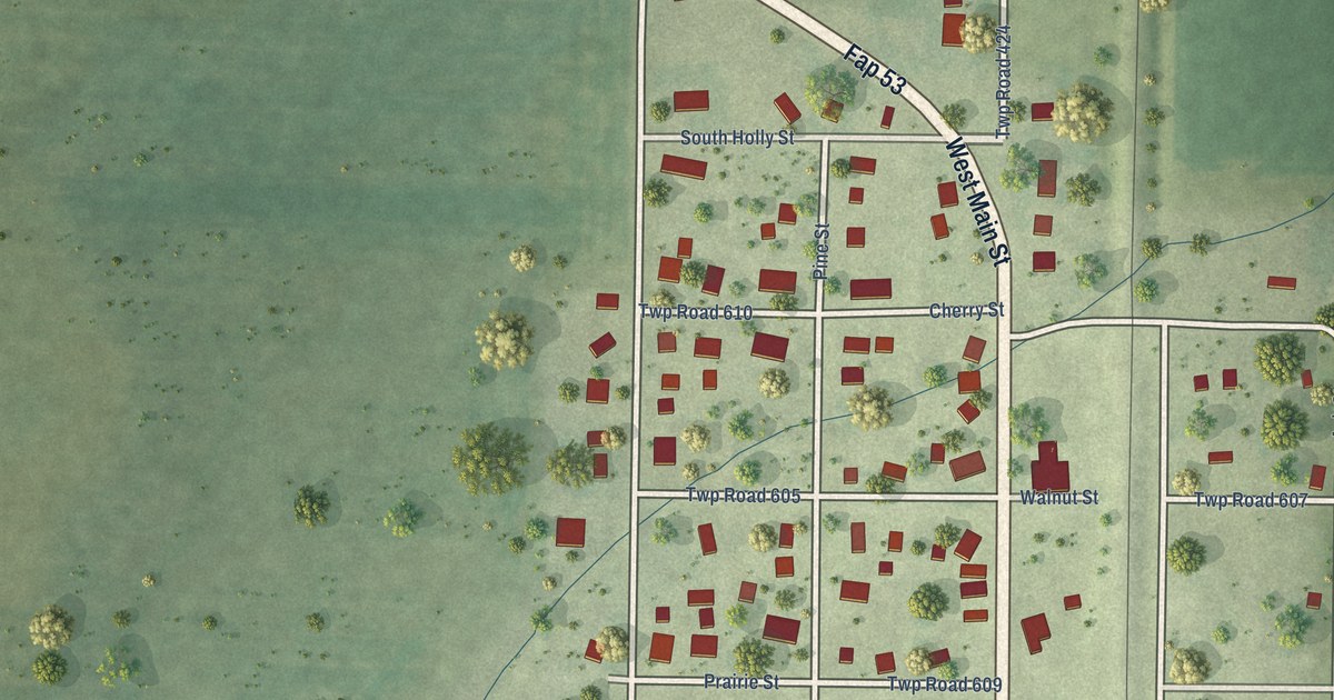 Map of Adair, Illinois in 2026