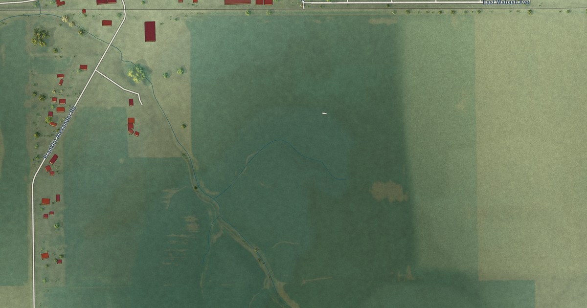 Map of Alexander, Illinois in 2026