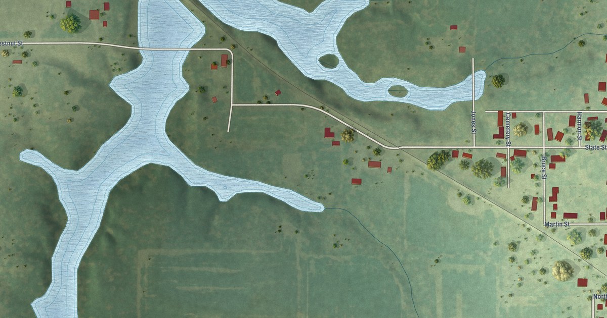 Map of Allenville, Illinois in 2026