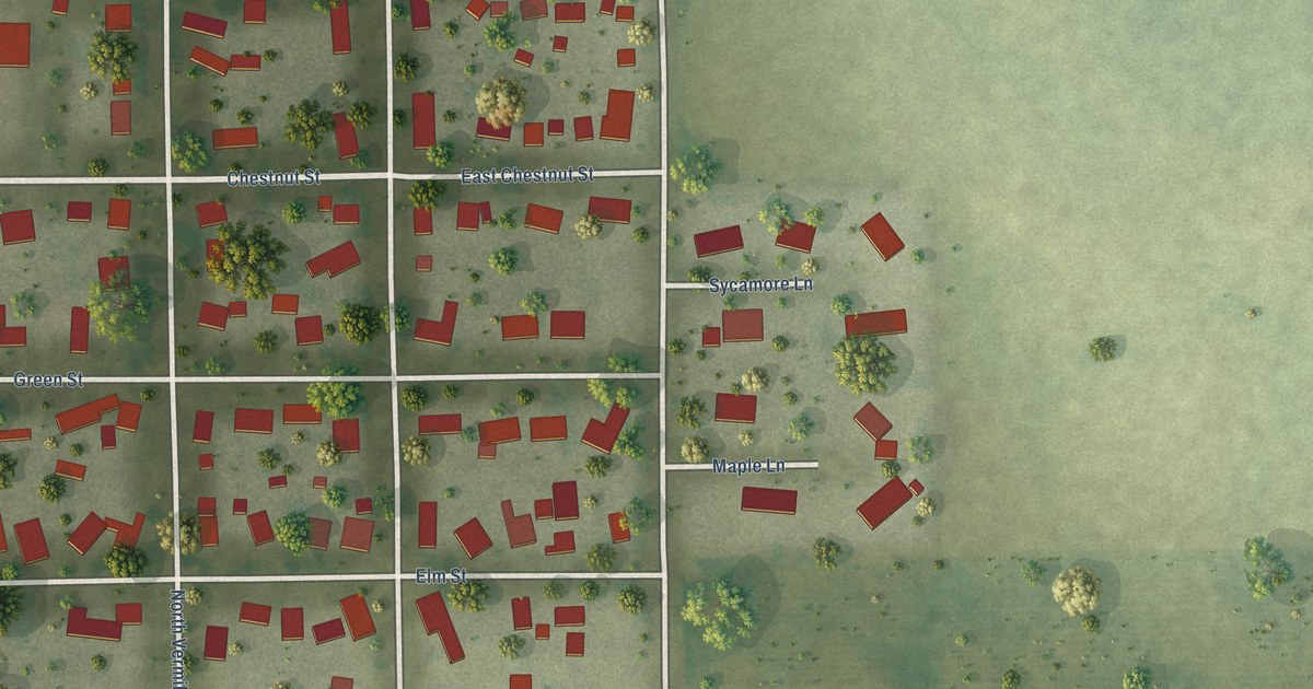 Map of Allerton, Illinois in 2026
