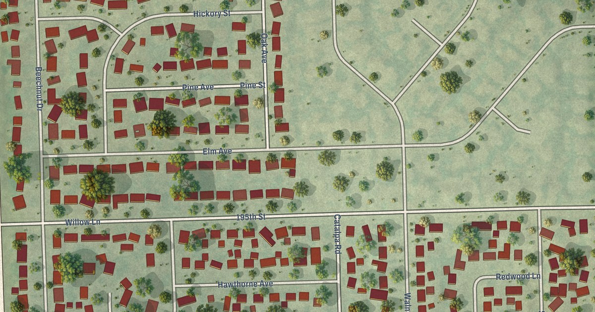 Map of Arbury Hills, Illinois in 2026