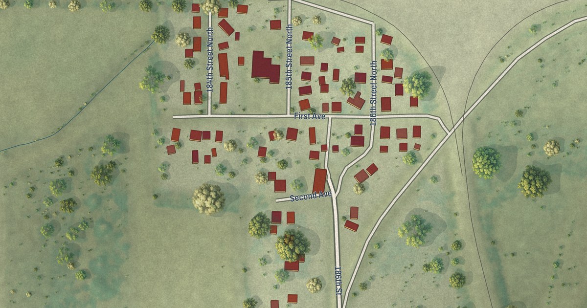 Map of Barstow, Illinois in 2026