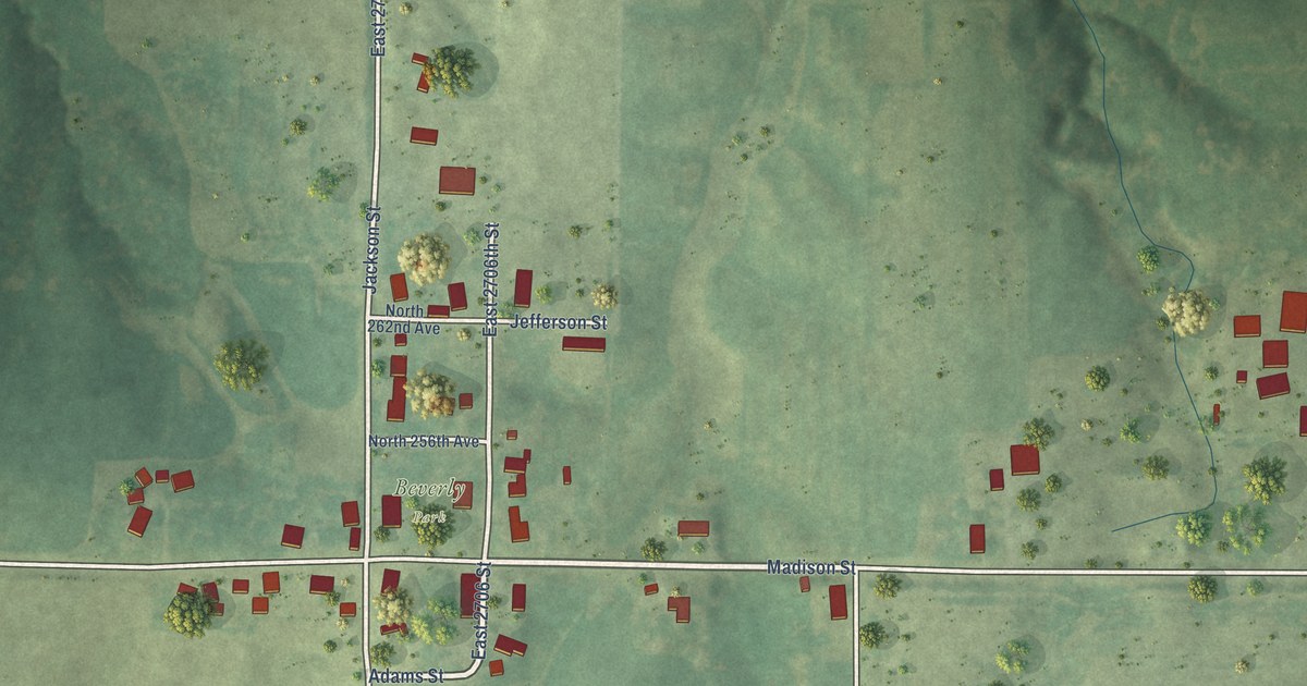 Map of Beverly, Illinois in 2026