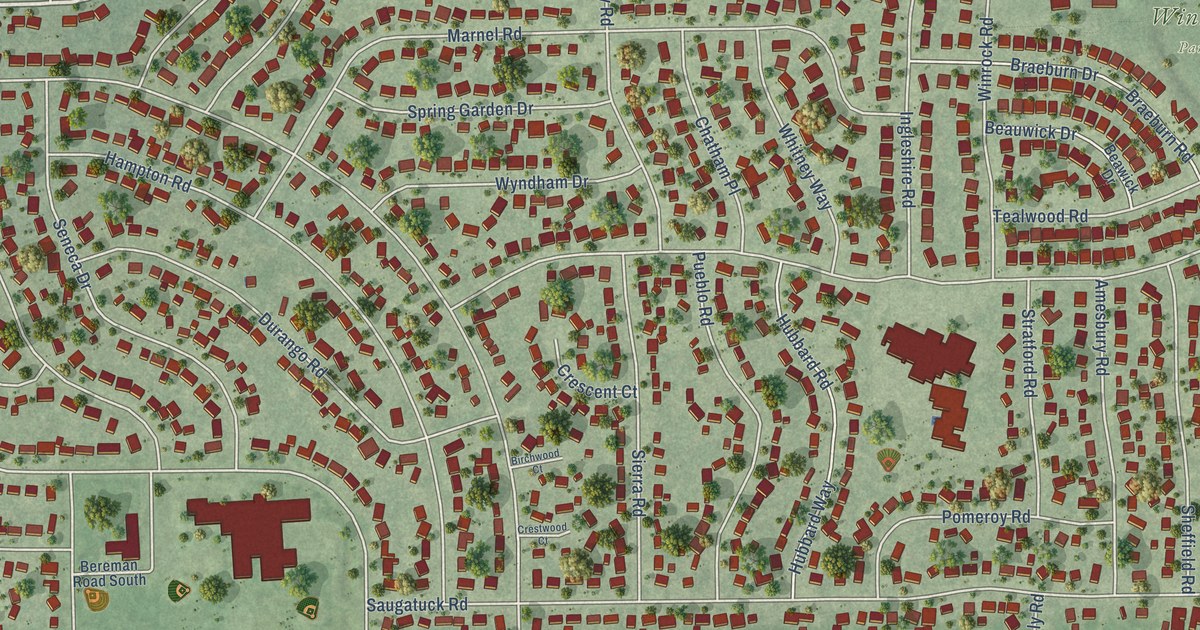 Map of Boulder Hill, Illinois in 2026