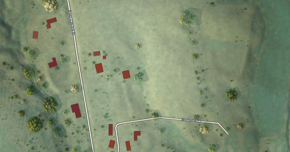 Map of Burton, Illinois in 2026