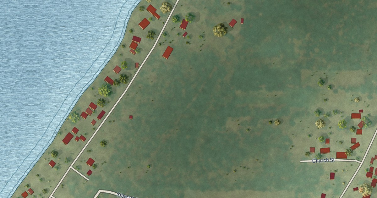 Map of Campbell’s Island, Illinois in 2026