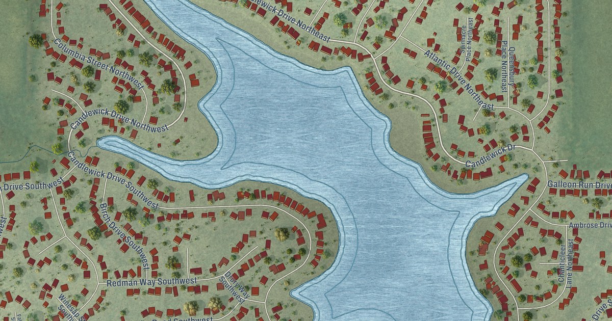 Map of Candlewick Lake, Illinois in 2026