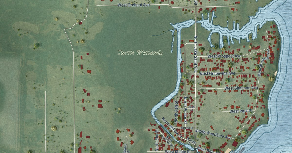 Map of Channel Lake, Illinois in 2026