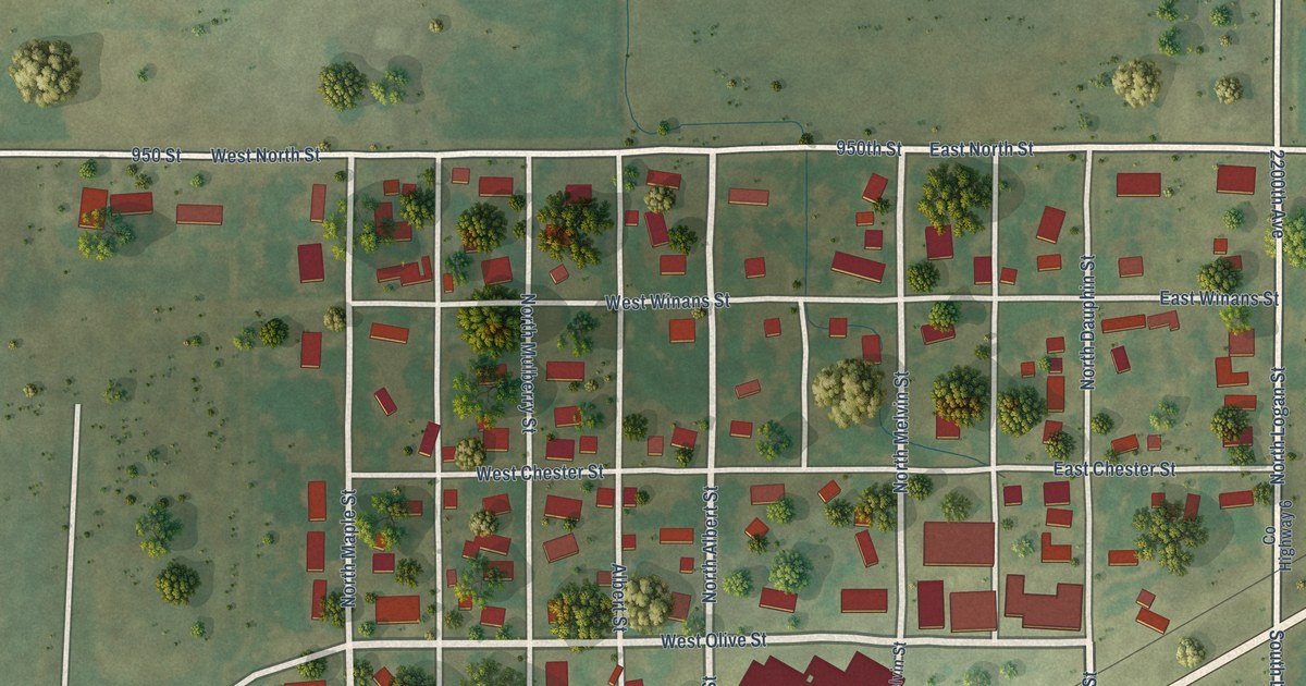 Map of Chestnut, Illinois in 2026