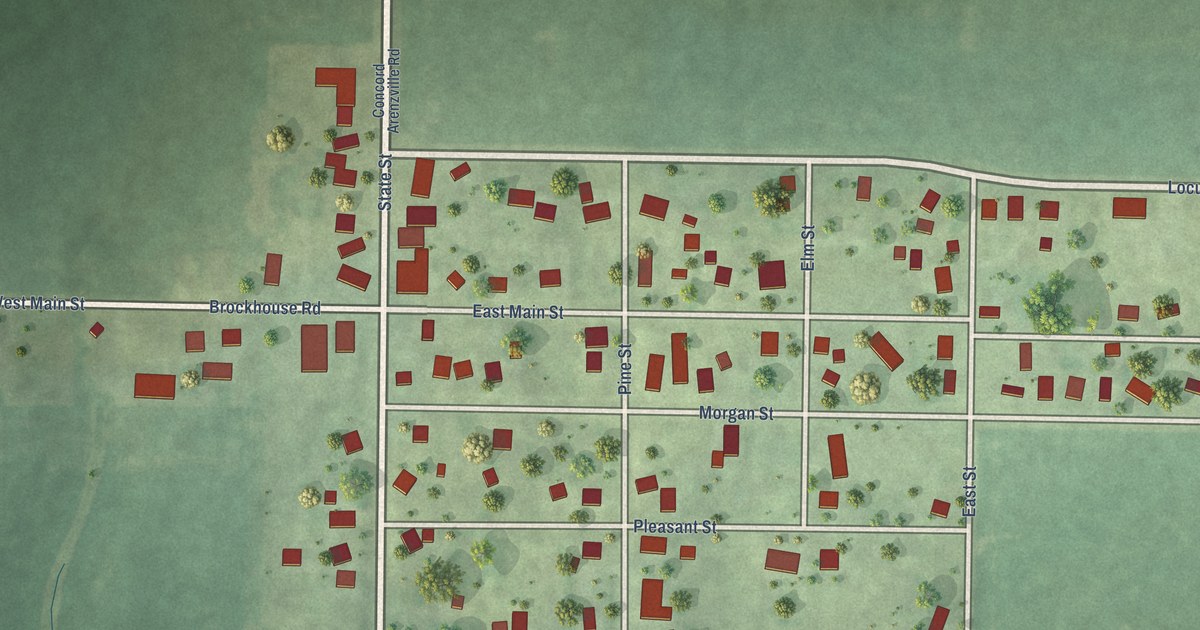 Map of Concord, Illinois in 2026