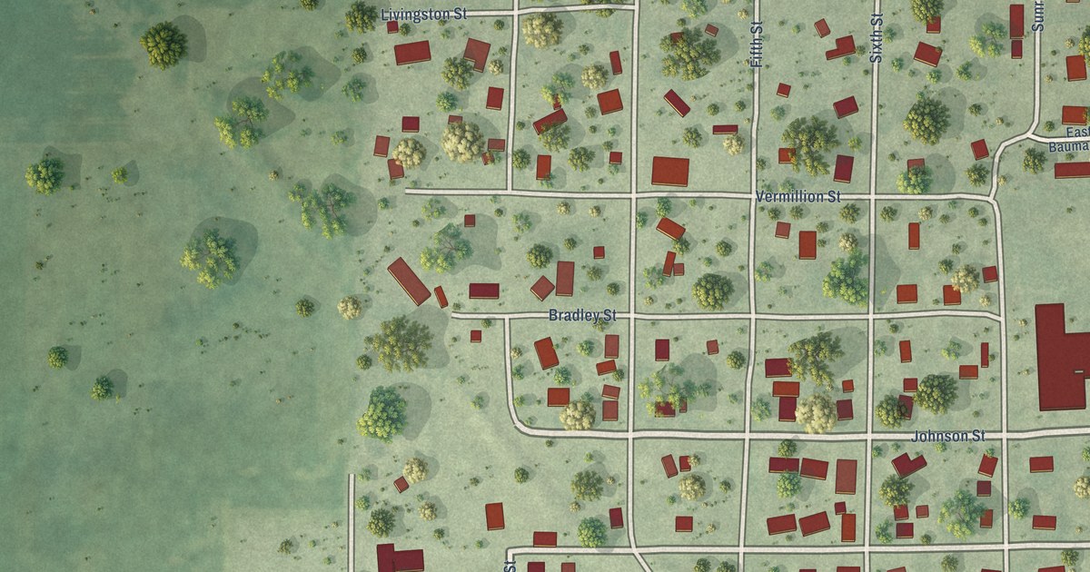 Map of Cornell, Illinois in 2026