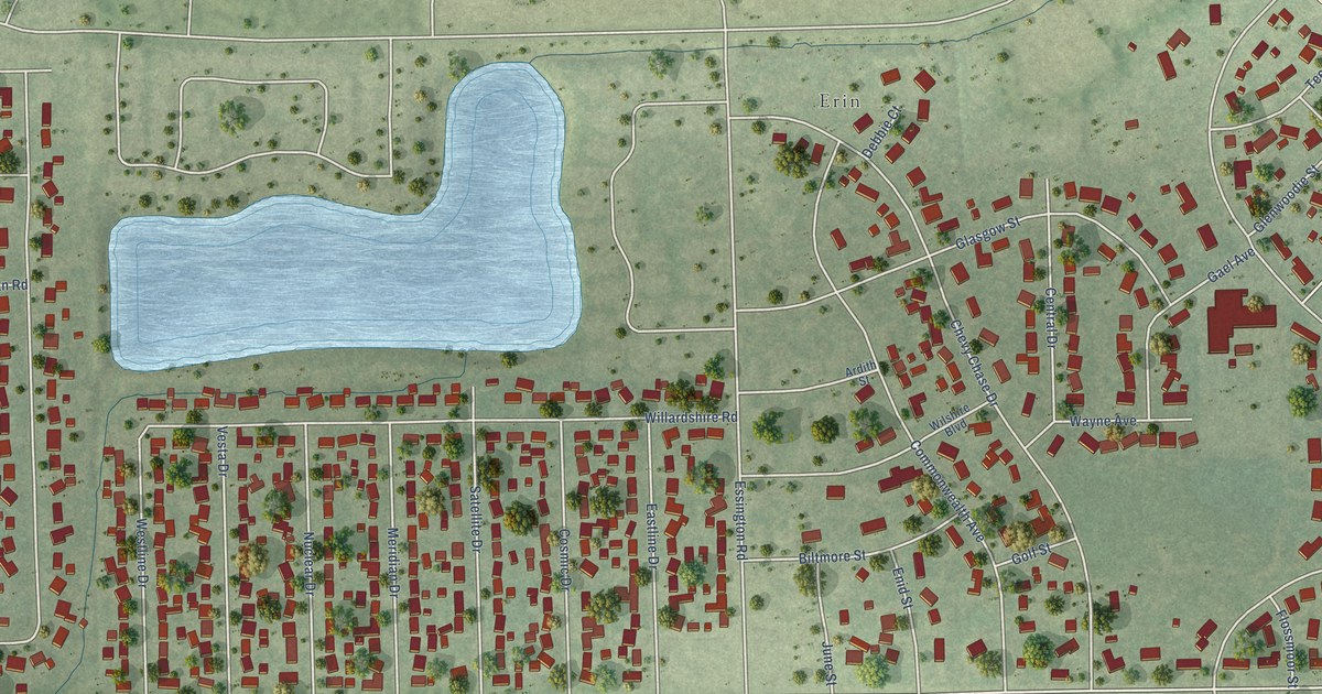 Map of Crystal Lawns, Illinois in 2026