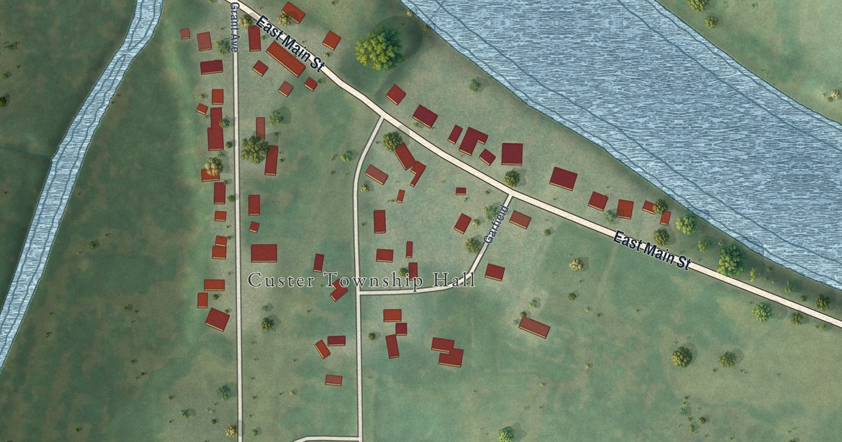 Map of Custer Park, Illinois in 2026