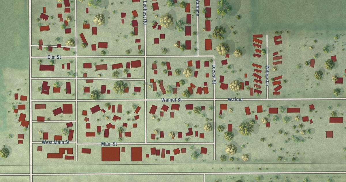 Map of Dawson, Illinois in 2026