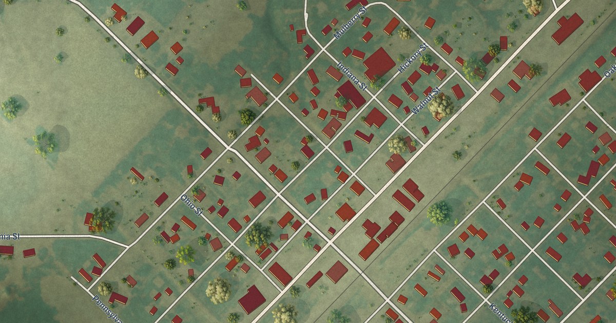 Map of Edgewood, Illinois in 2026
