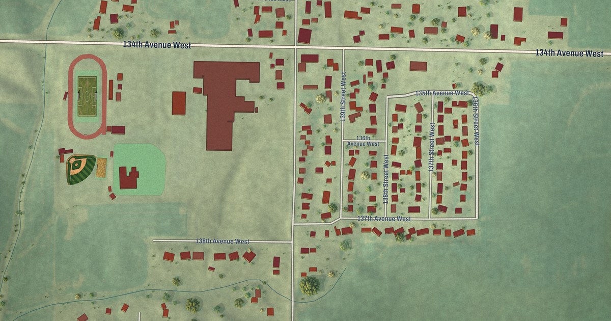 Map of Edgington, Illinois in 2026