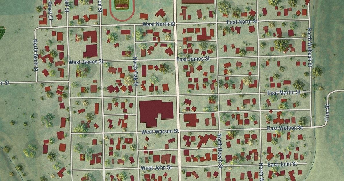 Map of Forrest, Illinois in 2026