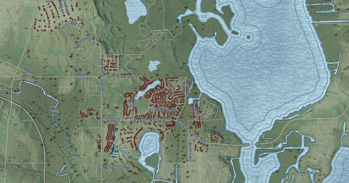 Map of Fox Lake, Illinois in 2026
