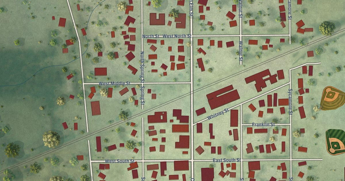 Map of Franklin Grove, Illinois in 2026