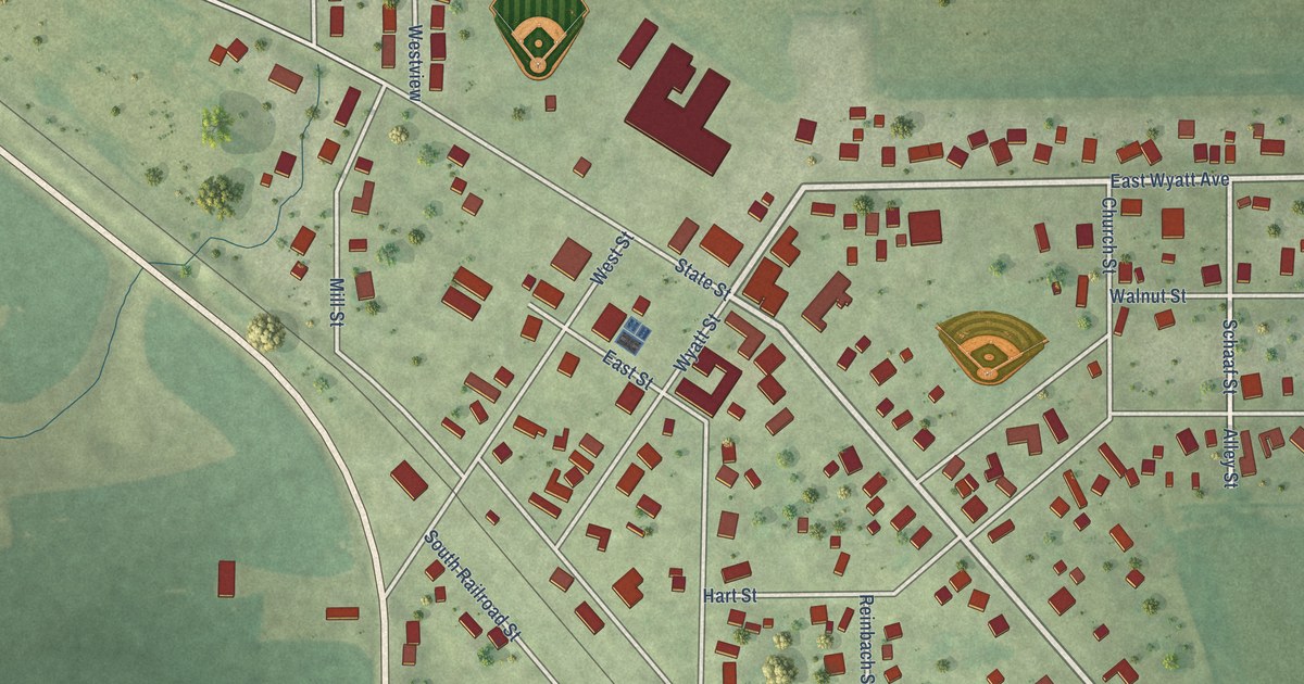 Map of Franklin, Illinois in 2026
