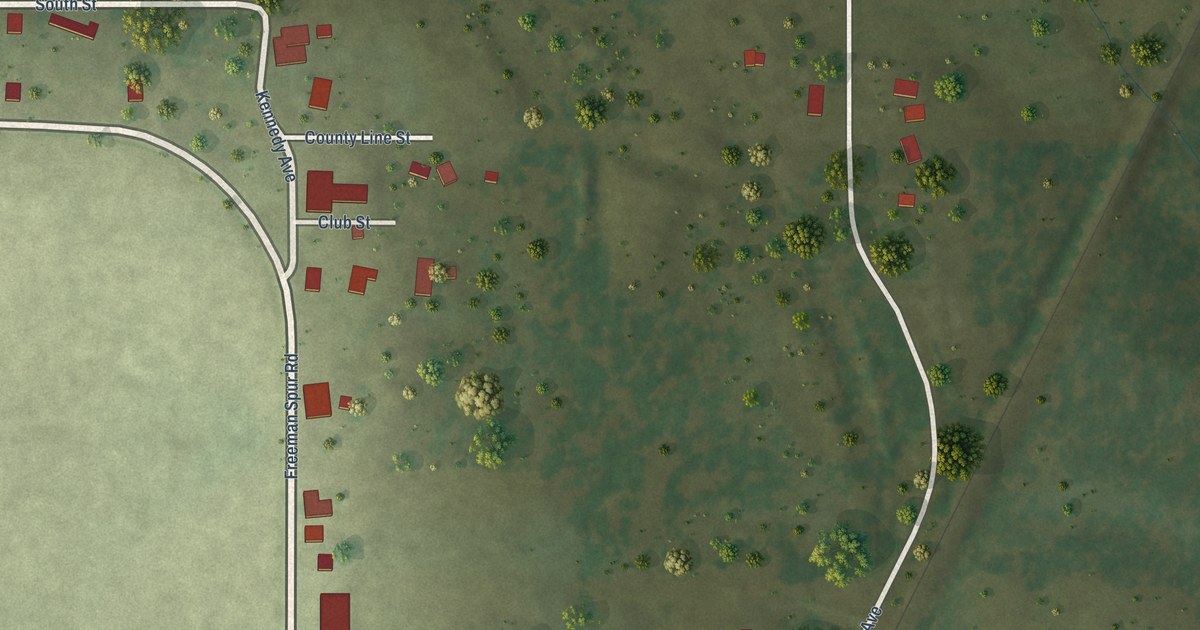 Map of Freeman Spur, Illinois in 2026