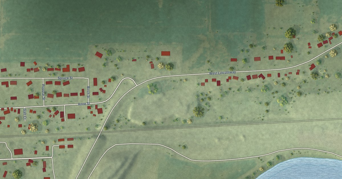 Map of Galt, Illinois in 2026