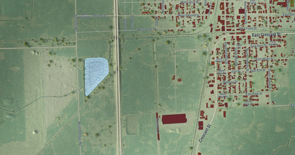Map of Gilman, Illinois in 2026