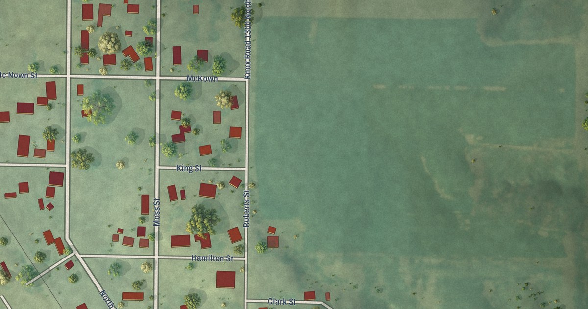Map of Gilson, Illinois in 2026