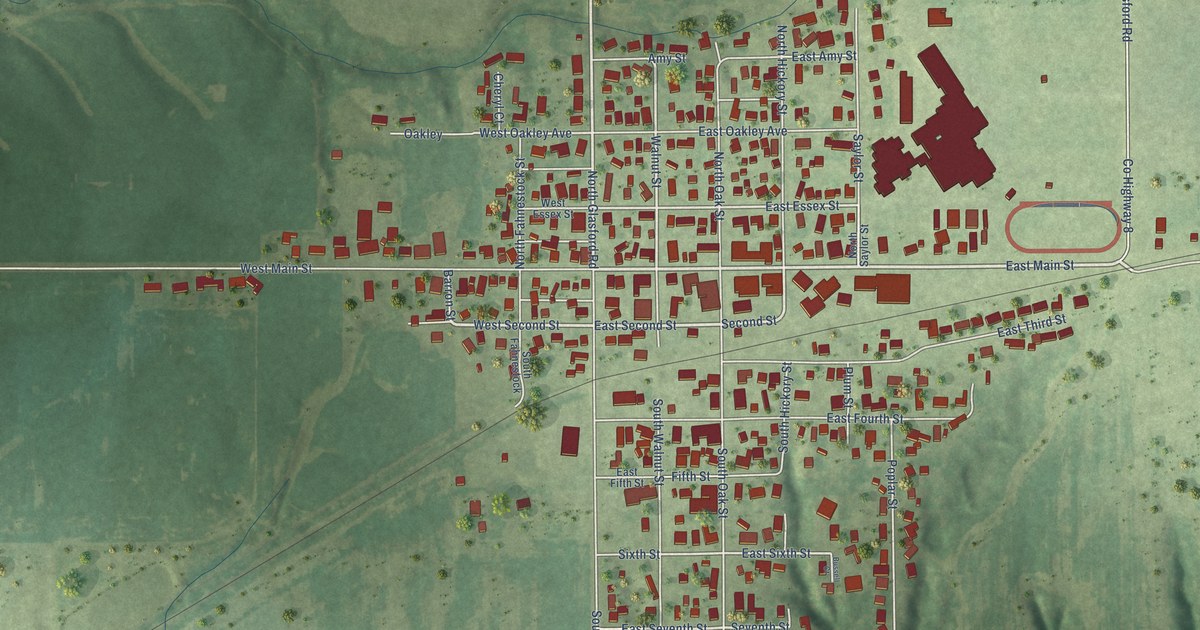 Map of Glasford, Illinois in 2026