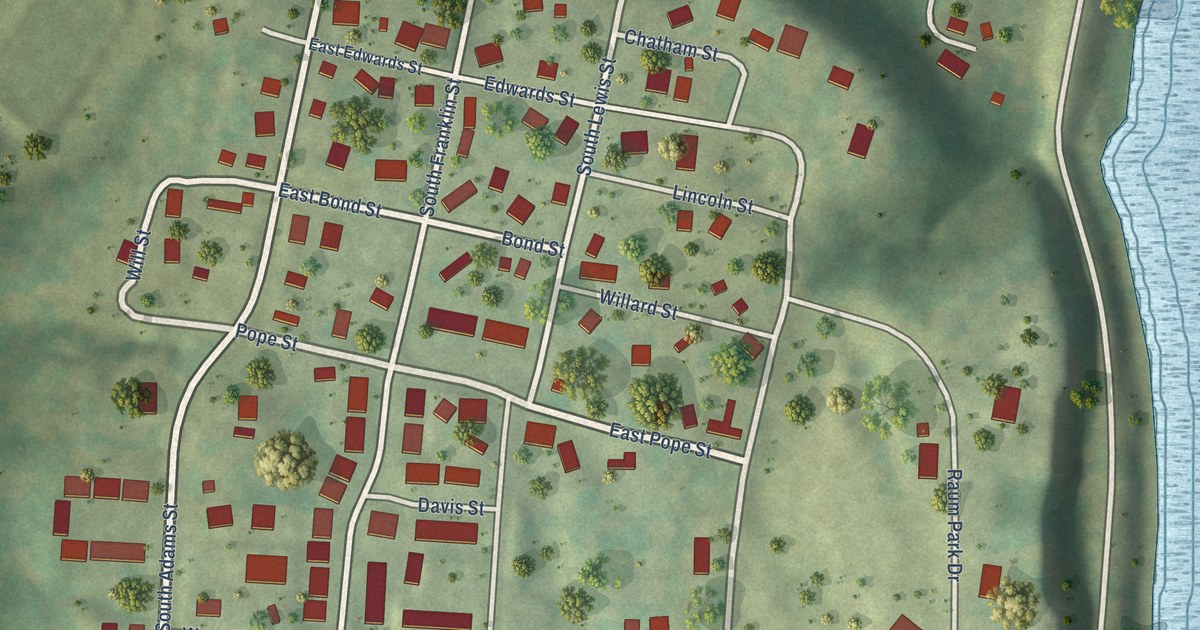 Map of Golconda, Illinois in 2026