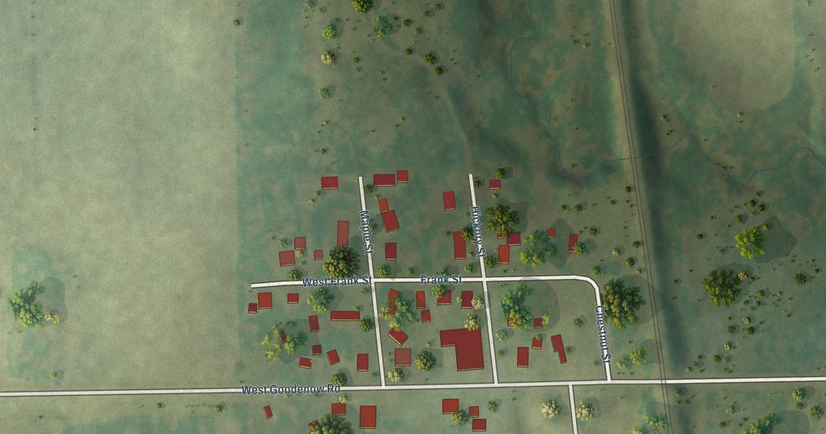 Map of Goodenow, Illinois in 2026