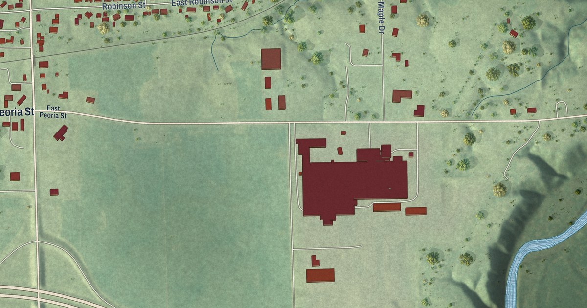 Map of Goodfield, Illinois in 2026