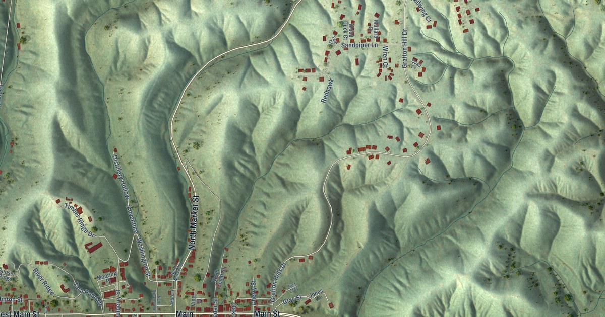 Map of Grafton, Illinois in 2026