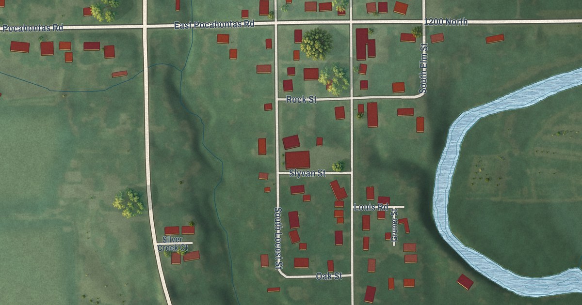 Map of Grantfork, Illinois in 2026