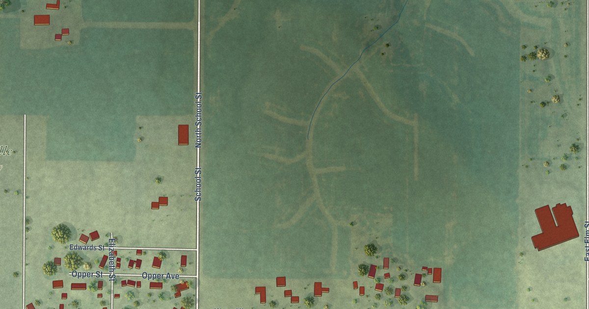 Map of Granville, Illinois in 2026