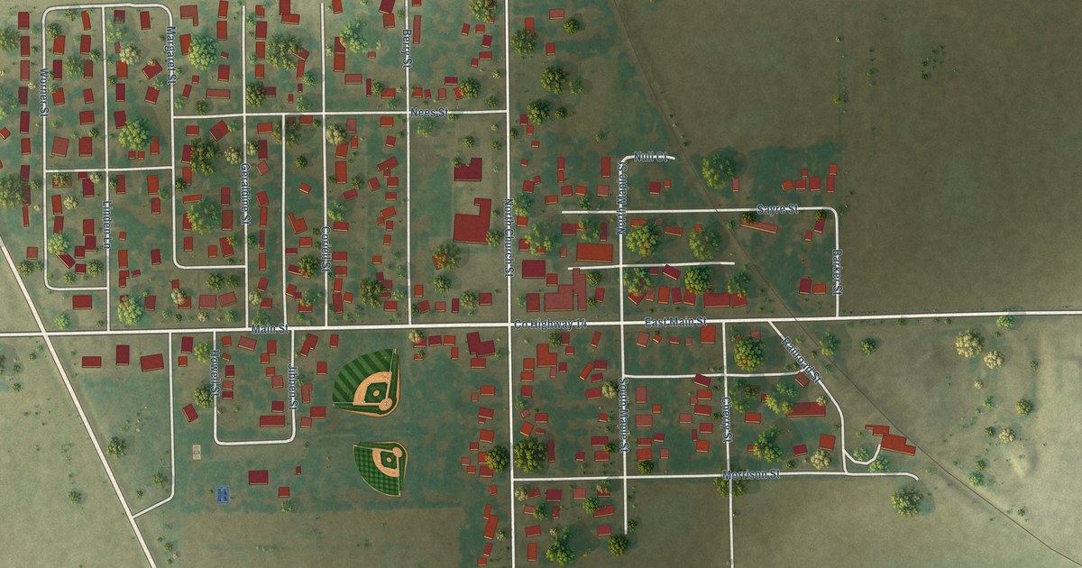 Map of Green Valley, Illinois in 2026