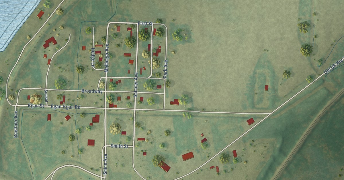 Map of Gulfport, Illinois in 2026