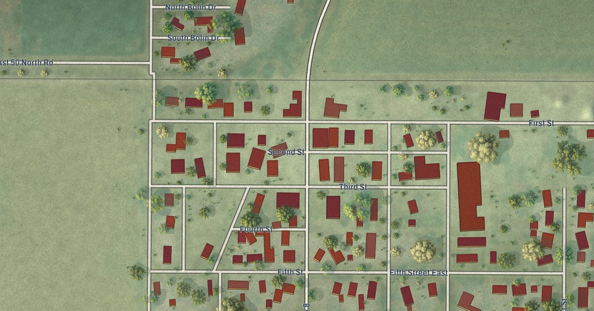 Map of Hammond, Illinois in 2026
