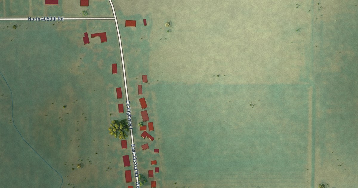 Map of Harding, Illinois in 2026